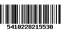 Código de Barras 5410228215530