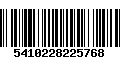 Código de Barras 5410228225768