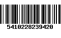 Código de Barras 5410228239420