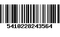 Código de Barras 5410228243564