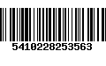 Código de Barras 5410228253563