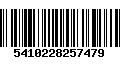 Código de Barras 5410228257479