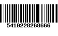 Código de Barras 5410228268666