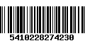 Código de Barras 5410228274230