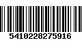 Código de Barras 5410228275916