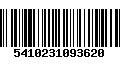 Código de Barras 5410231093620