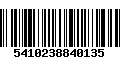 Código de Barras 5410238840135