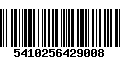 Código de Barras 5410256429008