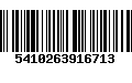 Código de Barras 5410263916713