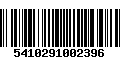 Código de Barras 5410291002396