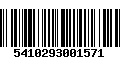 Código de Barras 5410293001571