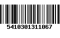 Código de Barras 5410301311067