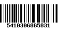 Código de Barras 5410306865831