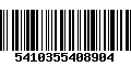 Código de Barras 5410355408904