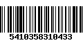 Código de Barras 5410358310433