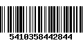 Código de Barras 5410358442844