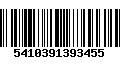 Código de Barras 5410391393455