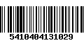 Código de Barras 5410404131029