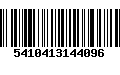 Código de Barras 5410413144096