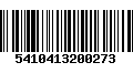 Código de Barras 5410413200273