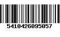 Código de Barras 5410426095057