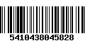 Código de Barras 5410438045828