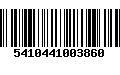 Código de Barras 5410441003860