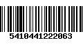 Código de Barras 5410441222063