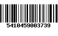 Código de Barras 5410459003739