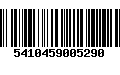 Código de Barras 5410459005290