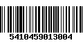 Código de Barras 5410459013004