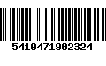 Código de Barras 5410471902324