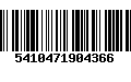 Código de Barras 5410471904366