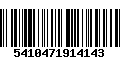 Código de Barras 5410471914143