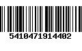 Código de Barras 5410471914402