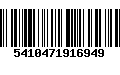 Código de Barras 5410471916949