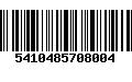 Código de Barras 5410485708004