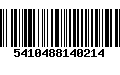 Código de Barras 5410488140214