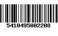 Código de Barras 5410495002208