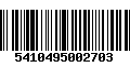 Código de Barras 5410495002703