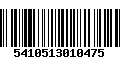 Código de Barras 5410513010475