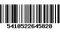 Código de Barras 5410522645828