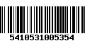 Código de Barras 5410531005354