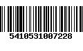 Código de Barras 5410531007228