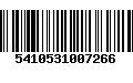 Código de Barras 5410531007266