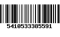 Código de Barras 5410533385591