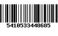 Código de Barras 5410533448685