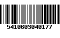 Código de Barras 5410603040177