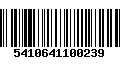 Código de Barras 5410641100239