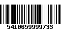 Código de Barras 5410659999733